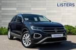 2022 Volkswagen T-Roc Hatchback 1.5 TSI Style 5dr in Deep black at Listers Volkswagen Loughborough