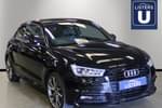 2016 Audi A1 Hatchback Special Editions 1.4 TFSI 150 Black Edition 3dr S Tronic in Pearl - Misano Red at Listers U Hereford