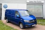 2024 Volkswagen Transporter T28 LWB Diesel 2.0 TDI 150 Highline Van DSG in Blue at Listers Volkswagen Van Centre Coventry