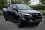 2023 Toyota Hilux Diesel Invincible X D/Cab Pick Up 2.8 D-4D Auto in Black at Listers Toyota Nuneaton