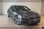 2016 Audi A4 Diesel Saloon 2.0 TDI 190 S Line 4dr S Tronic in Metallic - Monsoon grey at Listers U Northampton