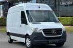 2022 Mercedes-Benz Sprinter 315CDI L2 Diesel FWD 3.5t H1 Premium Van in Solid - Arctic white at Mercedes-Benz of Lincoln Vans