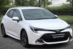2023 Toyota Corolla Hatchback 1.8 Hybrid Design 5dr CVT in White at Listers Toyota Cheltenham