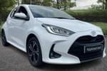 2024 Toyota Yaris Hatchback 1.5 Hybrid Design 5dr CVT (Safety Pack) in White at Listers Toyota Coventry