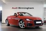 2022 Audi TT Roadster 40 TFSI S Line 2dr S Tronic in Tango Red Metallic at Birmingham Audi