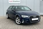 2019 Audi A3 Sportback 35 TFSI Sport 5dr in Cosmos Blue Metallic at Stratford Audi