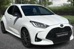 2023 Toyota Yaris Hatchback 1.5 Hybrid GR Sport 5dr CVT in White at Listers Toyota Boston