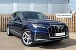 2020 Audi Q7 Diesel Estate 50 TDI Quattro S Line 5dr Tiptronic in Navarra Blue Metallic at Worcester Audi