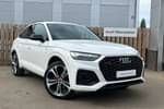 2021 Audi Q5 Sportback Special Editions 40 TDI Quattro Edition 1 5dr S Tronic in Ibis White at Worcester Audi