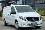 2020 Mercedes-Benz Vito L2 Diesel RWD 114CDI Progressive Van 9G-Tronic in Solid - Arctic white at Mercedes-Benz of Lincoln Vans