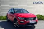 2018 Volkswagen T-Roc Hatchback 1.0 TSI SE 5dr in Red Spice at Listers Volkswagen Nuneaton