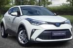 2022 Toyota C-HR Hatchback 1.8 Hybrid Icon 5dr CVT in White at Listers Toyota Nuneaton