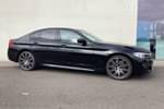 2020 BMW 5 Series Saloon 540i xDrive M Sport 4dr Auto in Black Sapphire metallic paint at Listers King's Lynn (BMW)