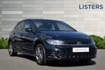 2022 Volkswagen Polo Hatchback 1.0 TSI 110 R-Line 5dr DSG in Deep black at Listers Volkswagen Stratford-upon-Avon