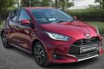 2021 Toyota Yaris Hatchback 1.5 Hybrid Design 5dr CVT in Red at Listers Toyota Boston