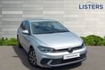 2022 Volkswagen Polo Hatchback 1.0 TSI Life 5dr in Reflex silver at Listers Volkswagen Coventry
