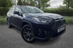 2022 Toyota RAV4 Estate 2.5 VVT-i Hybrid Design 5dr CVT 2WD in Blue at Listers Toyota Stratford-upon-Avon