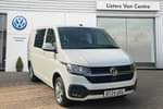 2024 Volkswagen Transporter T32 SWB Diesel 2.0 TDI 150 Highline Kombi Van DSG in White at Listers Volkswagen Van Centre Coventry