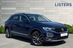 2018 Volkswagen T-Roc Hatchback 1.5 TSI EVO SEL 5dr DSG in Atlantic Blue at Listers Volkswagen Worcester