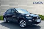 2020 Volkswagen T-Roc Hatchback 1.5 TSI EVO SE 5dr in Deep Black at Listers Volkswagen Worcester
