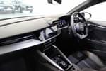 Image two of this 2022 Audi A3 Sportback 35 TFSI S Line 5dr S Tronic in Navarra Blue Metallic at Birmingham Audi