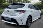Image two of this 2022 Toyota Corolla Hatchback 1.8 VVT-i Hybrid Design 5dr CVT in White at Listers Toyota Coventry