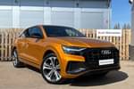 2023 Audi Q8 Estate 55 TFSI Quattro Black Edition 5dr Tiptronic in Dragon orange, metallic at Worcester Audi