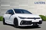 2025 Volkswagen Golf Hatchback 2.0 TSI 333 R Black Edition 4Motion 5dr DSG in Pure White at Listers Volkswagen Stratford-upon-Avon