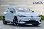 2024 Volkswagen ID.7 Hatchback 210kW Launch Edition Pro 77kWh 5dr Auto in Glacier White at Listers Volkswagen Loughborough
