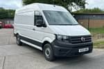 2025 Volkswagen Crafter CR35 MWB Diesel FWD 2.0 TDI 140PS Commerce High Roof Van Auto in White at Listers Volkswagen Van Centre Worcestershire