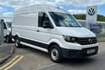 2025 Volkswagen Crafter CR35 MWB Diesel RWD 2.0 TDI 163PS HDE Commerce Plus High Roof Van in White at Listers Volkswagen Van Centre Worcestershire
