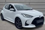 2023 Toyota Yaris Hatchback 1.5 Hybrid Design 5dr CVT in White at Listers Toyota Bristol (South)