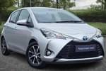 2018 Toyota Yaris Hatchback 1.5 Hybrid Icon Tech 5dr CVT in Silver at Listers Toyota Nuneaton