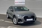 2021 Audi Q3 Sportback 35 TFSI Sport 5dr S Tronic in Chronos Grey Metallic at Coventry Audi
