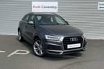 2018 Audi Q3 Estate Special Editions 2.0 TDI S Line Edition 5dr in Daytona Grey Pearlescent at Coventry Audi
