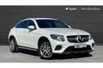 2017 Mercedes-Benz GLC Diesel Coupe GLC 350d 4Matic AMG Line Prem Plus 5dr 9G-Tronic in designo diamond white bright at Mercedes-Benz of Lincoln