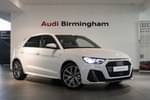 2025 Audi A1 Sportback 35 TFSI S Line 5dr S Tronic in Glacier White Metallic at Birmingham Audi
