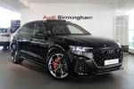 2025 Audi RS Q8 Estate TFSI 640 Qtro Perform Carb Vorsprung 5dr Tiptronic in Mythos Black Metallic at Birmingham Audi