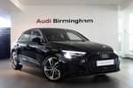 2023 Audi A3 Sportback Special Editions 35 TFSI Edition 1 5dr in Mythos black, metallic at Birmingham Audi