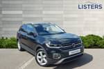 2021 Volkswagen T-Cross Estate 1.0 TSI 110 SEL 5dr DSG in Deep black at Listers Volkswagen Coventry