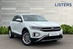 2022 Volkswagen T-Roc Hatchback 1.5 TSI Style 5dr in Pure white at Listers Volkswagen Loughborough