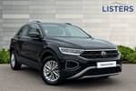 2022 Volkswagen T-Roc Hatchback 1.0 TSI Life 5dr in Deep black at Listers Volkswagen Loughborough