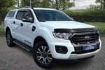 2020 Ford Ranger Diesel Pick Up Double Cab Wildtrak 3.2 EcoBlue 200 Auto in Solid - Frozen white at Listers Toyota Lincoln