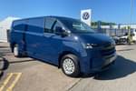 2025 Volkswagen Transporter T34 LWB Electric 100kW 65kWh Commerce Pro Van Auto in Dark indigo blue at Listers Volkswagen Van Centre Worcestershire
