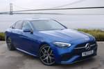 2022 Mercedes-Benz C Class C 300 AMG Line Premium Plus Saloon in Spectral blue metallic at Mercedes-Benz of Hull