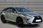 2019 Lexus RX Estate 450h 3.5 5dr CVT (Premium pack + Pan roof) in Sonic Titanium at Lexus Bristol