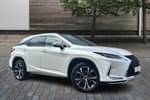 2021 Lexus RX Estate 450h 3.5 5dr CVT (Premium pack + Pan roof) in White at Lexus Cheltenham