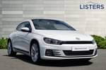 2017 Volkswagen Scirocco Coupe 1.4 TSI BlueMotion Tech GT 3dr in Pure White at Listers Volkswagen Stratford-upon-Avon