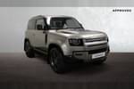 2025 Defender Diesel Estate 3.0 D250 X-Dynamic SE 90 3dr Auto in Silicon Silver at Listers Land Rover Hereford
