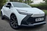 2024 Toyota C-HR Hatchback 1.8 Hybrid Design 5dr CVT in White at Listers Toyota Coventry